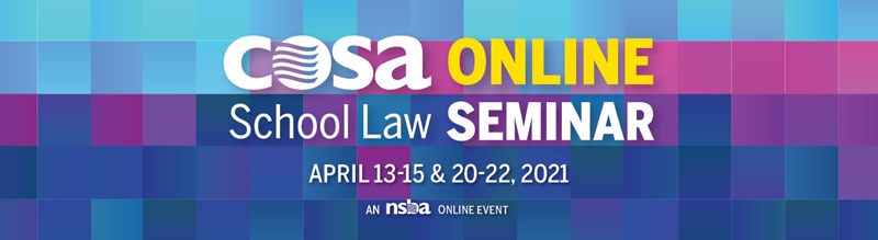 COSA Online School Law Seminar 2021 hero image