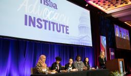 students present at advocacy institute