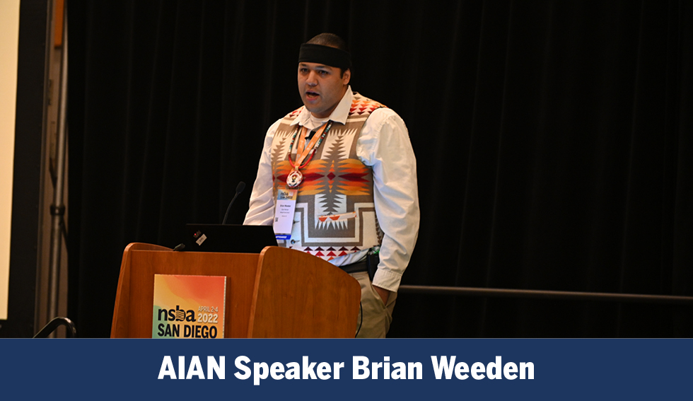 image of aian speaker weeden