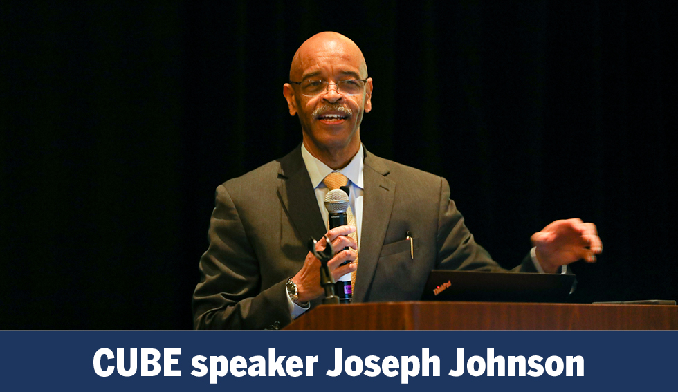 image of cube speaker joseph johnson